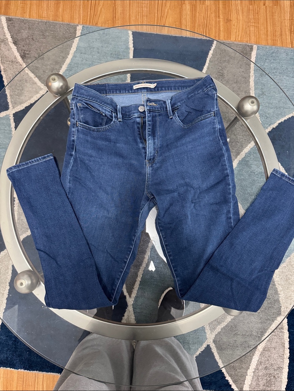 Levi's Women's Navy Blue Skinny Jeans